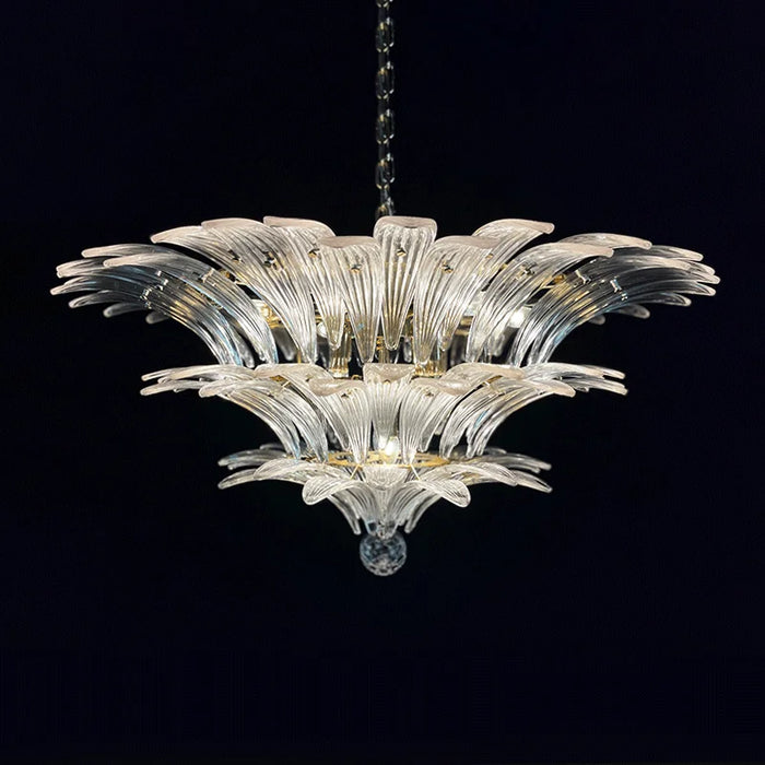 Lustre LED Moderne Européen avec Décoration en Cristal