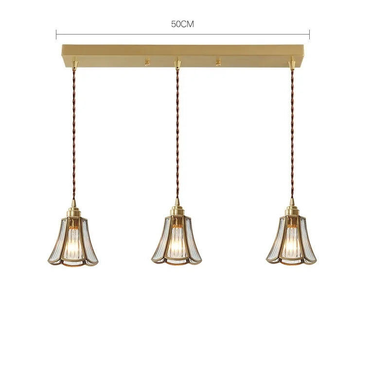 IWDH 2022 - Collection Nordika: Suspension Luminaire LED en Verre Cuivré