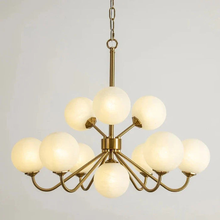 Lustre Lune: Branche Moderne Boule en Verre pour Restaurant