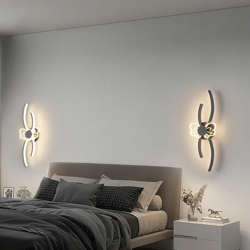 Applique murale LED Full Spectrum : Protection des Yeux, Tricolore & Créative