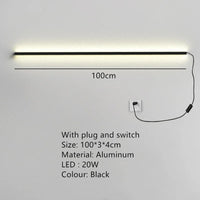 Applique Murale LED Moderne avec Interrupteur de Gradation - Idéal pour une Décoration Élégante
