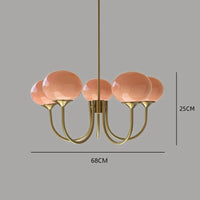 Lustre nordique doré.