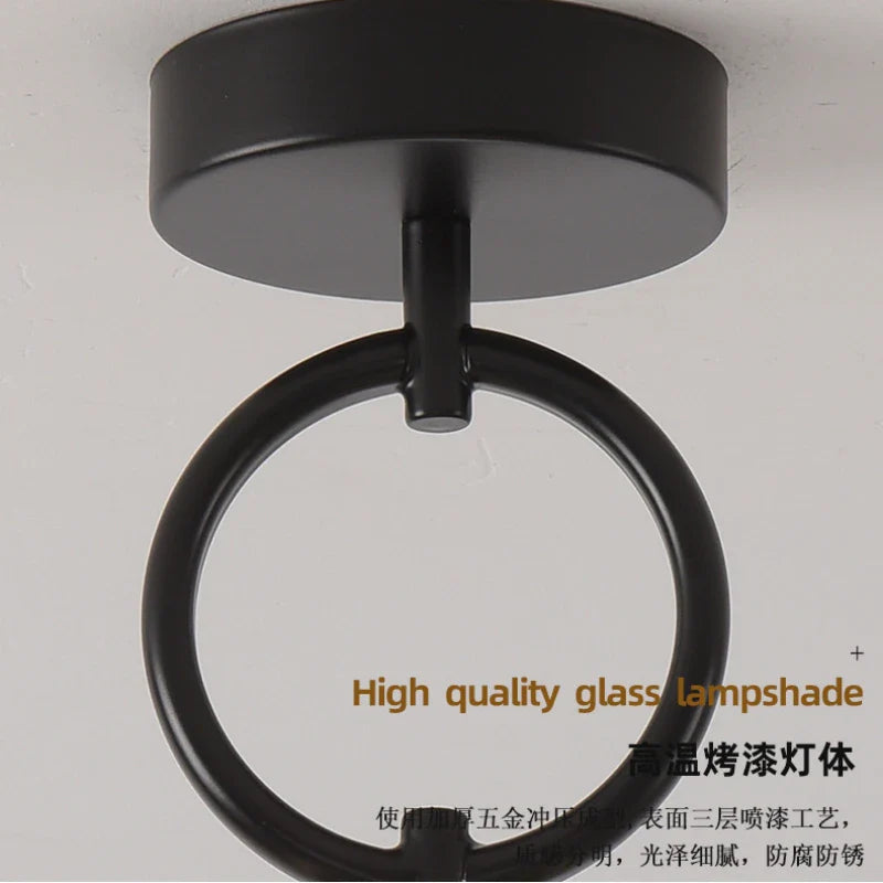 Plafonnier LED en verre moderne de qualité supérieure Nordikraft