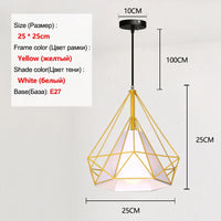 Lustre Cage à Oiseaux Moderne Loft