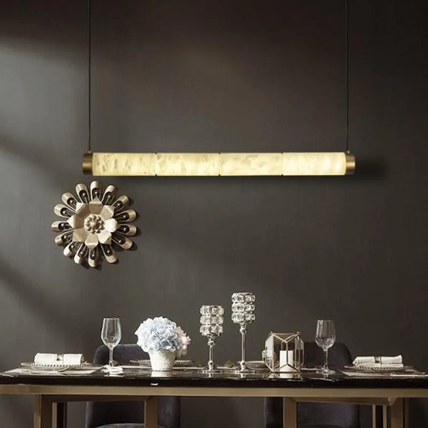 Lustre de Luxe en Cuivre Décoratif