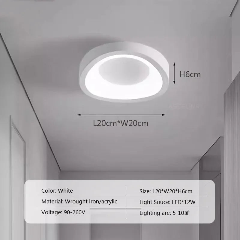 Lustre de plafond nordique LED - Éclairage intérieur design