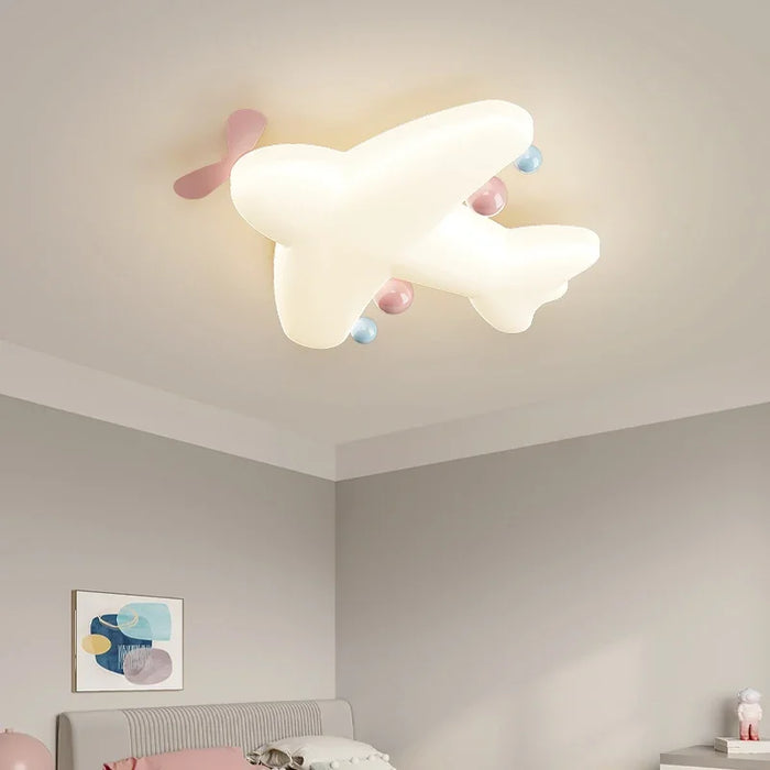 Plafonnier LED Avion Cœur Nordique - Protection des Yeux