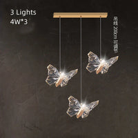 Suspension LED papillon design nordique moderne pour une décoration intérieure tendance