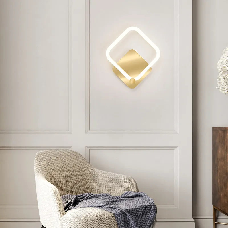 Applique Murale LED Nordique Moderne Rond