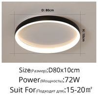 Lustre LED Design Moderne pour Éclairage Intérieur