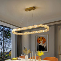 Plafonnier LED Luxe Doré Cristiano
