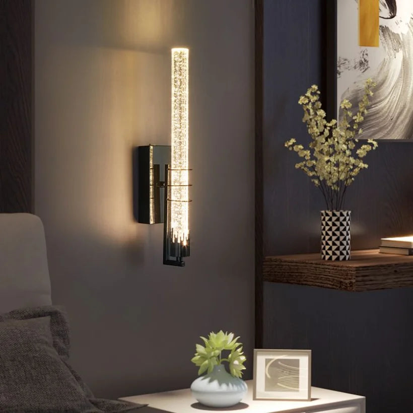 Applique murale LED nordique en cristal - Éclat Brillant