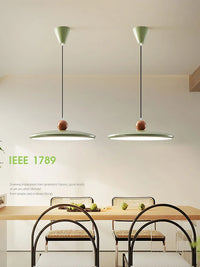 Lustre de restaurant style crème ovni - Élégance moderniste