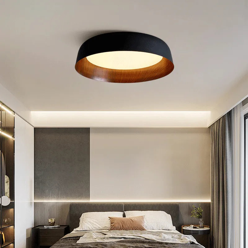 Lustre en bois design : style nordique japonais