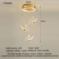 Lustre Papillon LED pour Éclairer vos Espaces