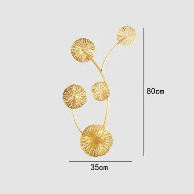 Applique Murale LED Dorée Élégante - Style Moderne pour Décoration d'Intérieur