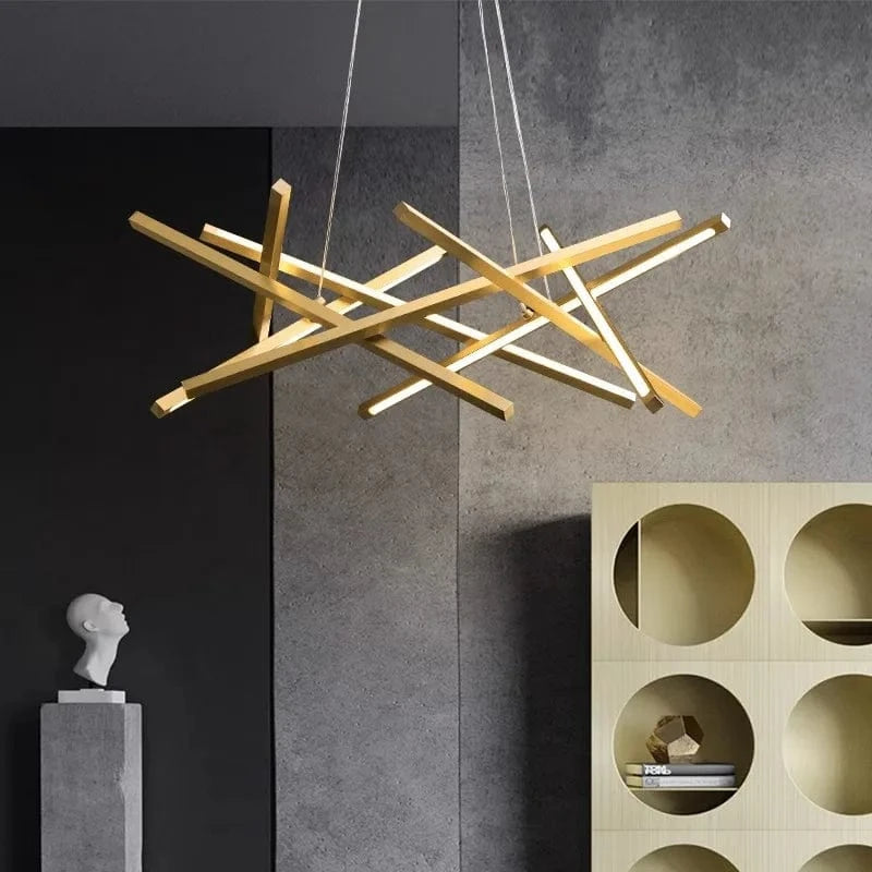 Lustre LED moderne pour éclairage intérieur - Élégance Simplifiée