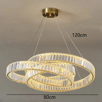 Lustre en cristal de luxe pour décoration intérieure modernisque