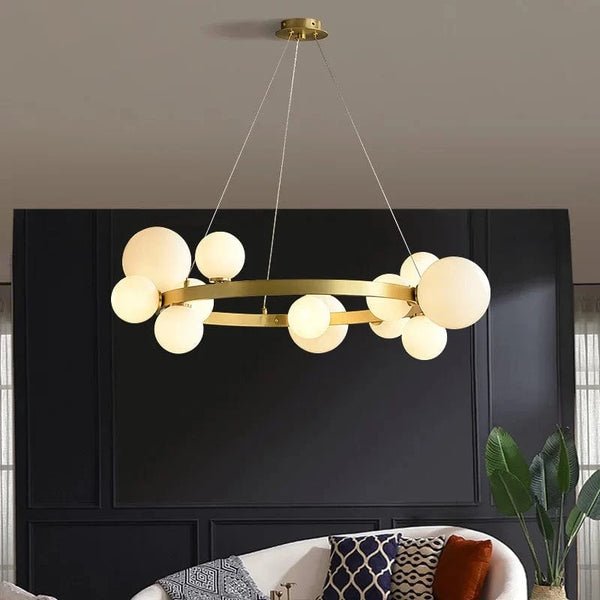 Lampe Suspendue Anellisée avec Fil Ajustable