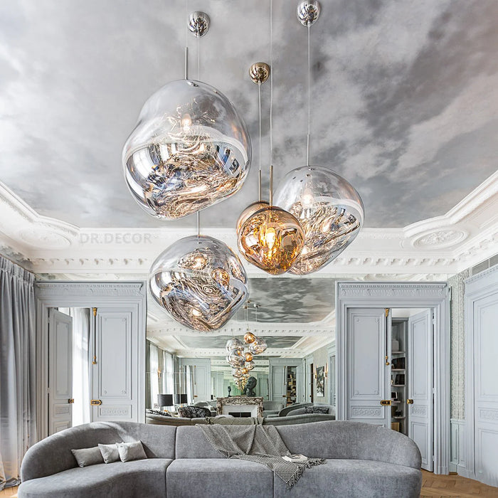 Suspension design nordique Macaron - Lampe suspendue créative industrielle