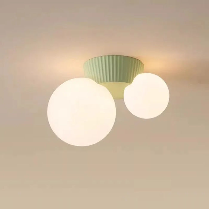 Plafonnier LED Moderne Crème - Vent Simple