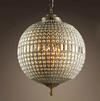 Suspension Lampe en Cristal Style Médiéval