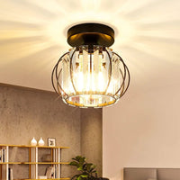 Plafonnier en fer forgé de style américain - Collection ForgeUS