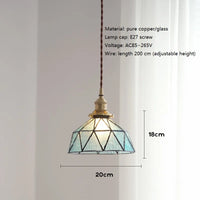 Suspension Design Nordique Vintage en Laiton et Verre - Édition Limitée