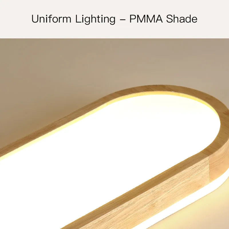 Lustre LED NordicWood au Design Moderne