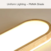 Lustre LED NordicWood au Design Moderne