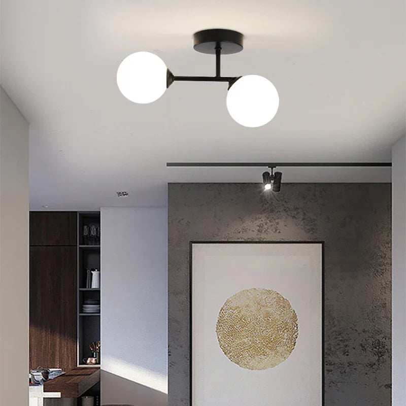 Plafonnier LED Nordique pour Décor Intérieur