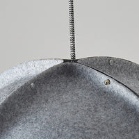 Suspension Éclairage acoustique Feutre Postmoderne Minimaliste Brandé pour Salon Chambre Salle à Manger
