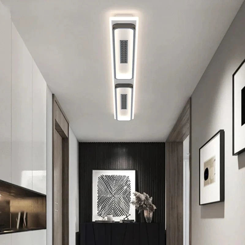 Plafonnier LED Moderne : Gradation et Projecteurs d'Éclairage Intérieur