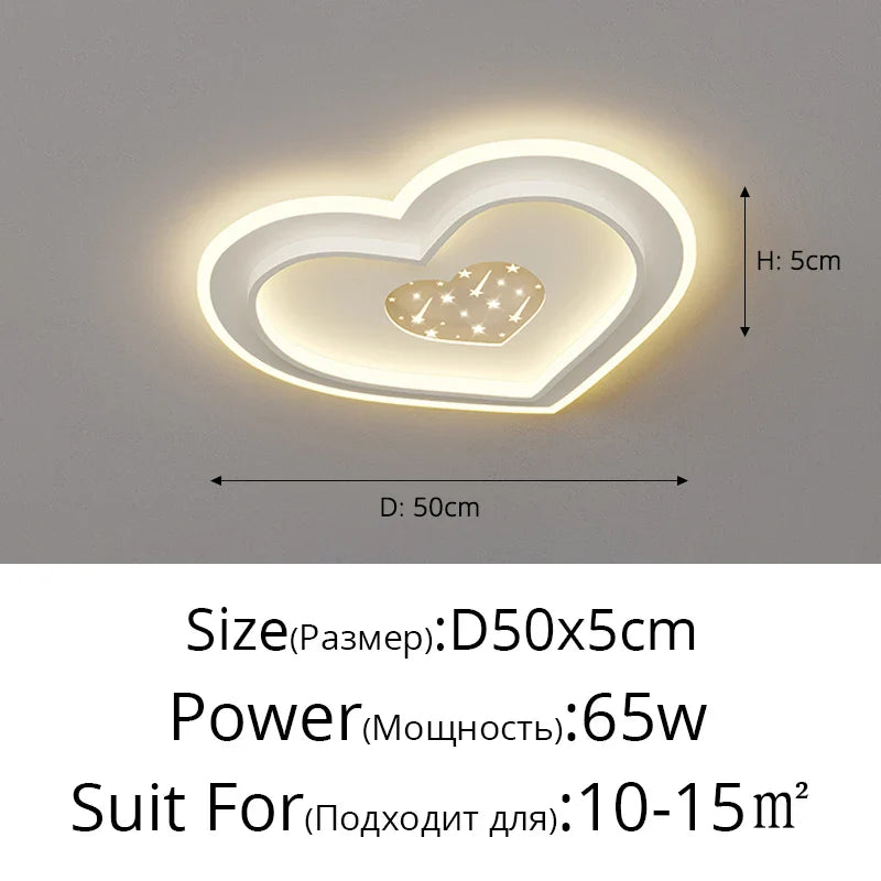 Plafond moderne à LEDs lampe pour chambre cuisine étude éclairage salon luminosité réglable Led plafonnier luminaire