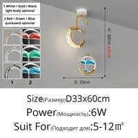 Lustre Nordique Moderne Minimaliste "Petits Sables Mouvants"
