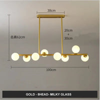 Lustre Horizonglass Boules Design