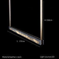 Lustre LED Luxe Moderne Minimaliste Imitation Marbre