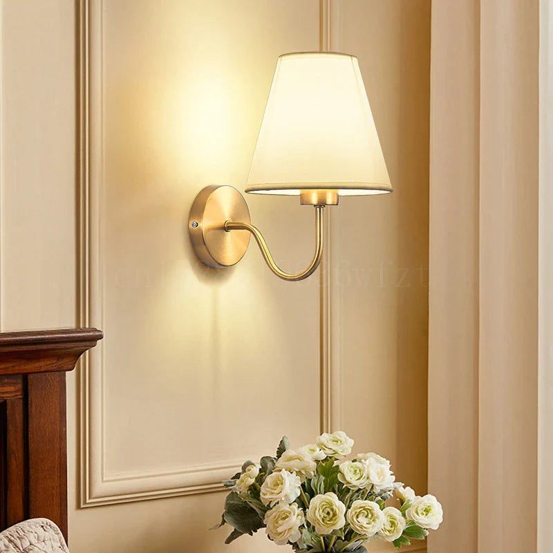 Applique Murale LED en Tissu pour une Décoration Intérieure Élégante