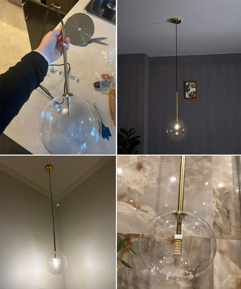Suspension LED Nordic Design Futuriste