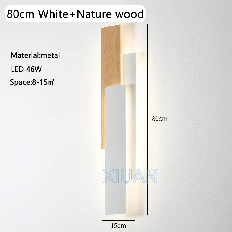 Applique murale Smart en bois de noyer