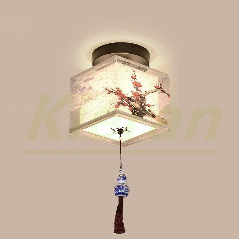 Plafonnier LED Moderne Lotus Oiseau pour Hôtel KTV