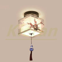 Plafonnier LED Moderne Lotus Oiseau pour Hôtel KTV