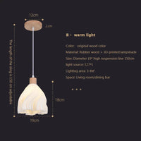 Suspension LED en verre au design nordique contemporain