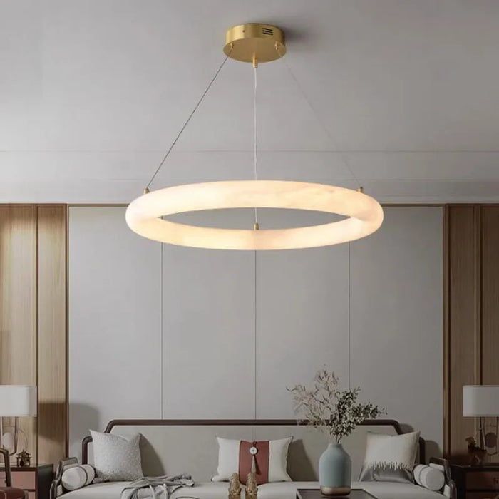 Lustre de luxe en marbre d'Espagne