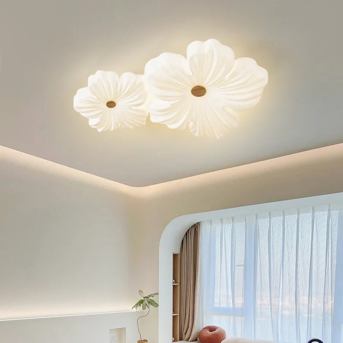 Plafonnier LED Fleur Nordique Décoratif