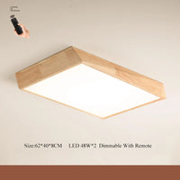 Plafonnier BOTIMI Bois Massif LED Modèle Nordique