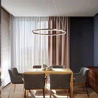 Lampes LED Suspendues Nordic Minimalist Circle Ring