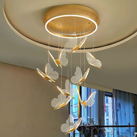 Suspension LED papillon nordique