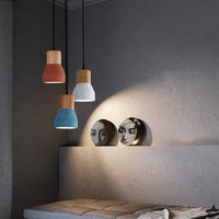 Macaron Cement - Suspension Lumières Vintage pour Restaurant