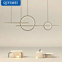 Qiyimei Lampe Suspension LED pour Bar et Décoration Intérieure - Éclairage de Style